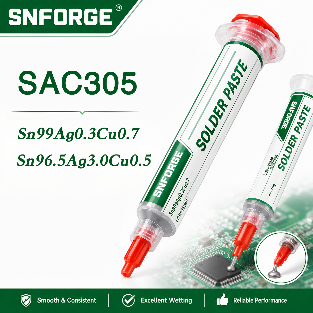 SAC305 Solder Paste Welding Ti - Diy Electronics Flux reseña y precio
