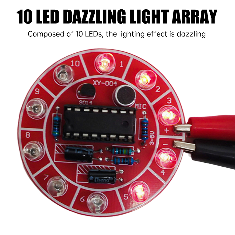 10 LED Bead Running Light DIY  - Diy Electronics Basics reseña y precio
