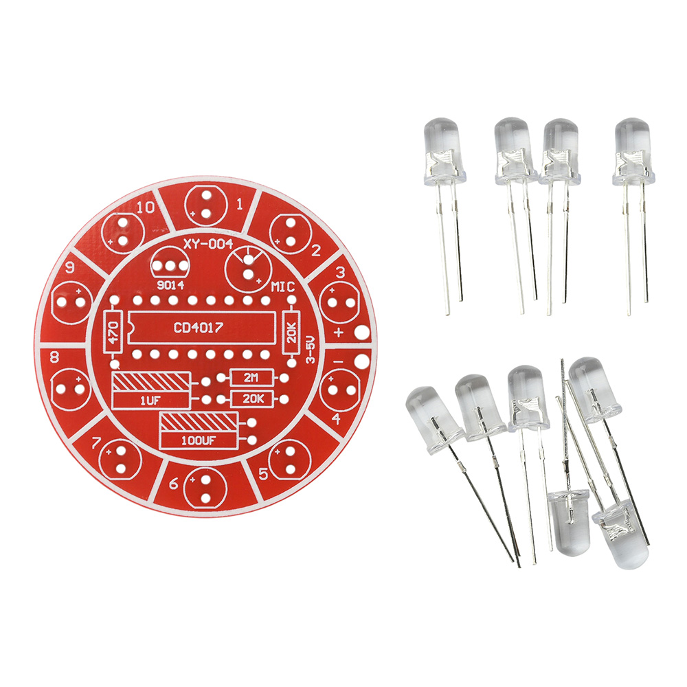 10 LED Bead Running Light DIY  - Diy Electronics Basics reseña y precio
