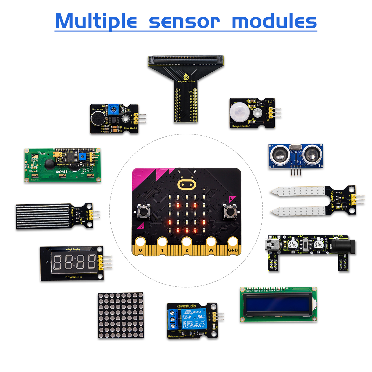 Keyestudio Micro:bit V2 Basic  - Diy Electronics Basics reseña y precio