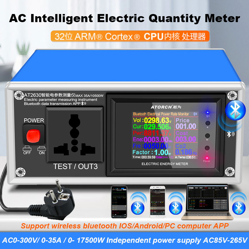 AT2630 AC Ammeter Voltmeter Di - Logic Analyzer Usb reseña y precio