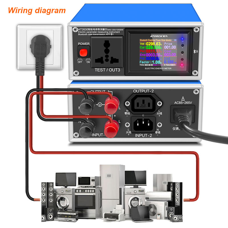 AT2630 AC Ammeter Voltmeter Di - Logic Analyzer Usb reseña y precio