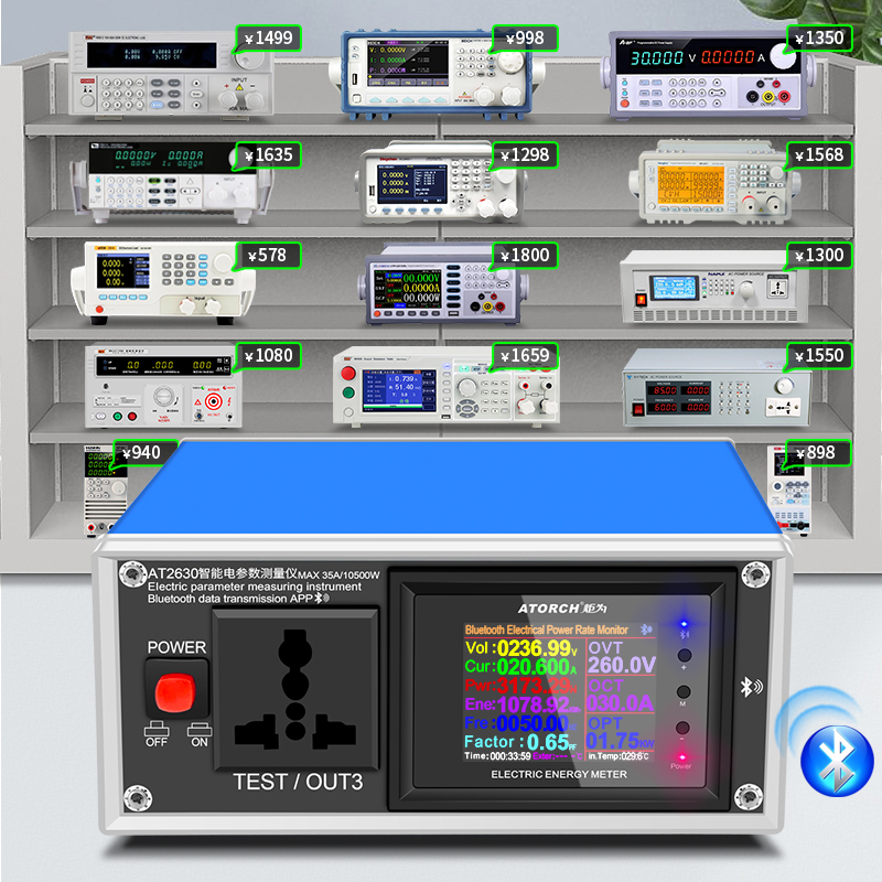 AT2630 AC Ammeter Voltmeter Di - Logic Analyzer Usb reseña y precio