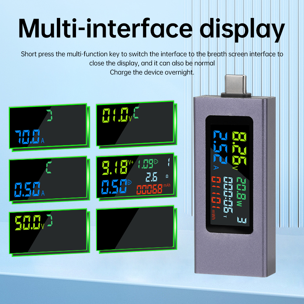 USB TYPE-C Tester DC 4.5-50V 0 - Logic Analyzer Usb reseña y precio