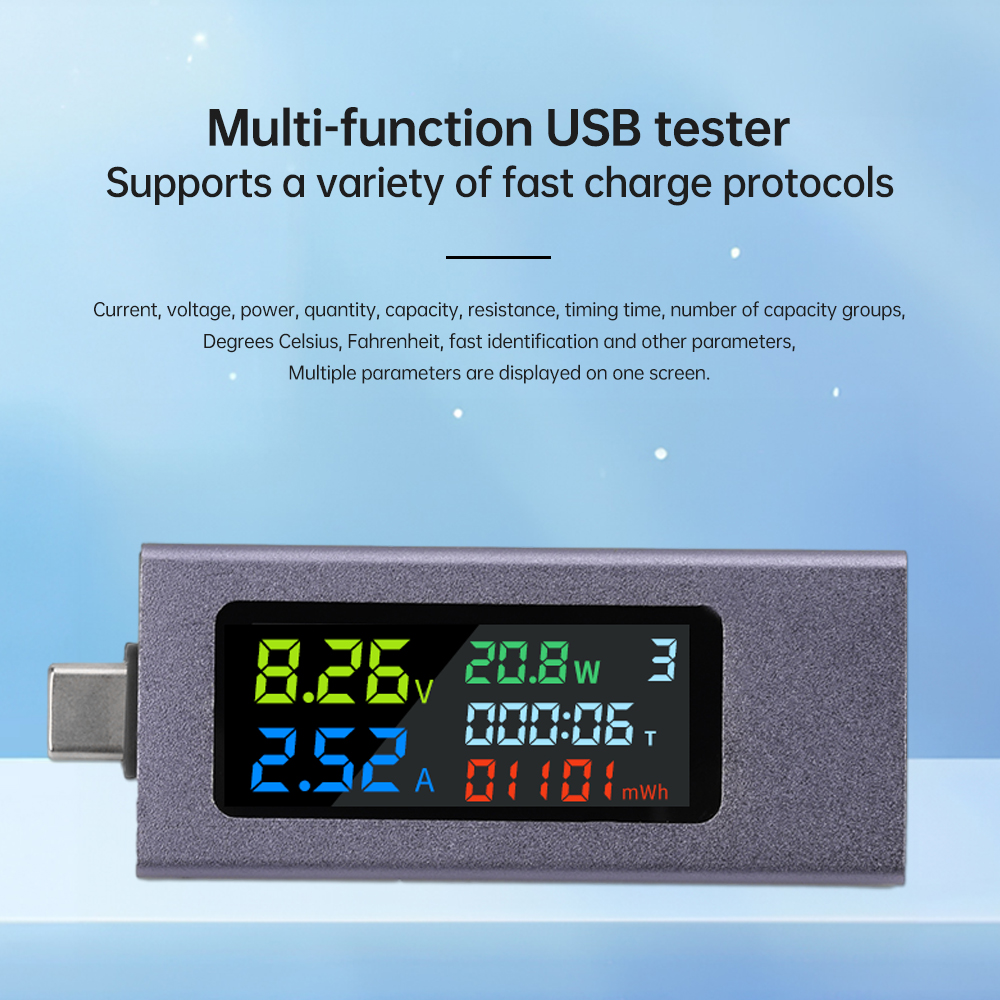USB TYPE-C Tester DC 4.5-50V 0 - Logic Analyzer Usb reseña y precio