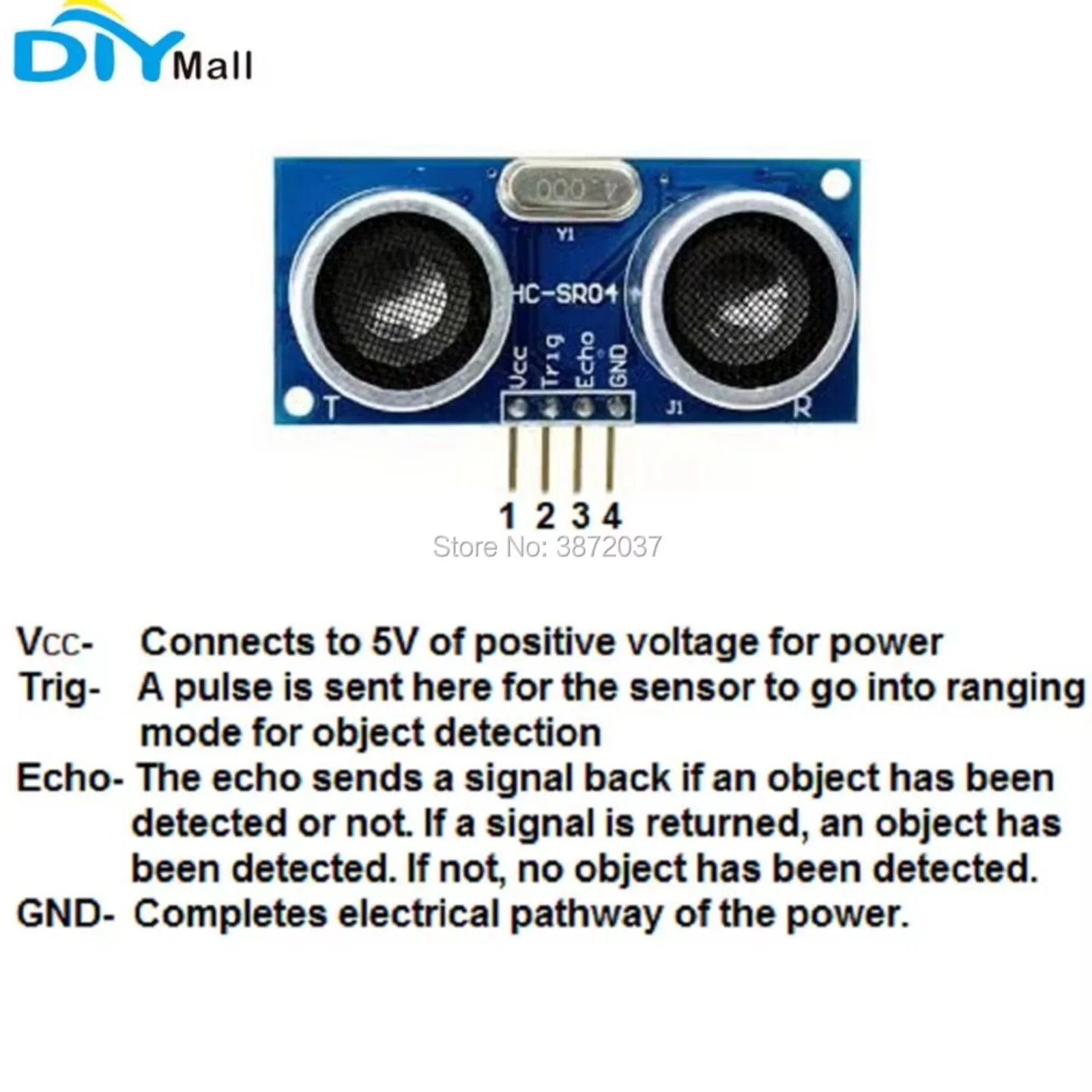 DIYmall HC-SR04 Ultrasonic Sen - Ultrasonic Sensor Hc reseña y precio
