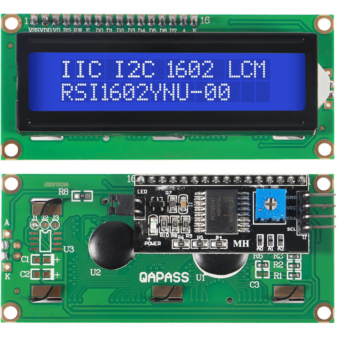 LCD1602 Screen with Backlight  - I2C Lcd Display reseña y precio