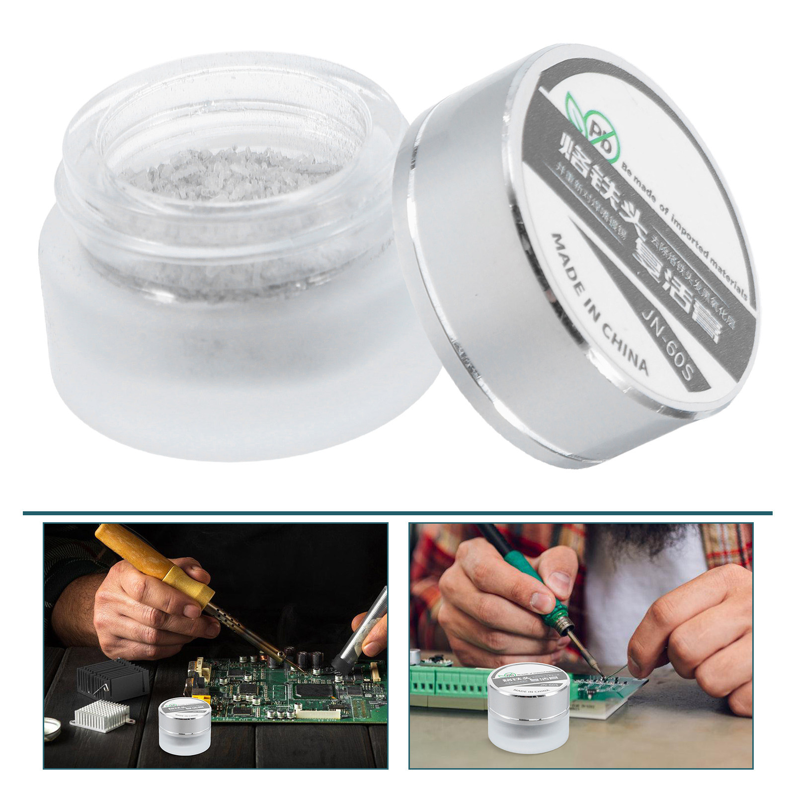 Soldering Iron Tip Cleaning Pa - Diy Electronics Flux reseña y precio