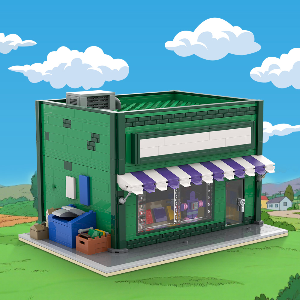 MOC Movie Street View The Andr - Diy Electronics Shop reseña y precio