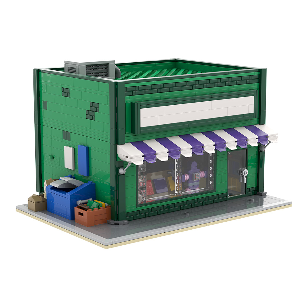 MOC Movie Street View The Andr - Diy Electronics Shop reseña y precio