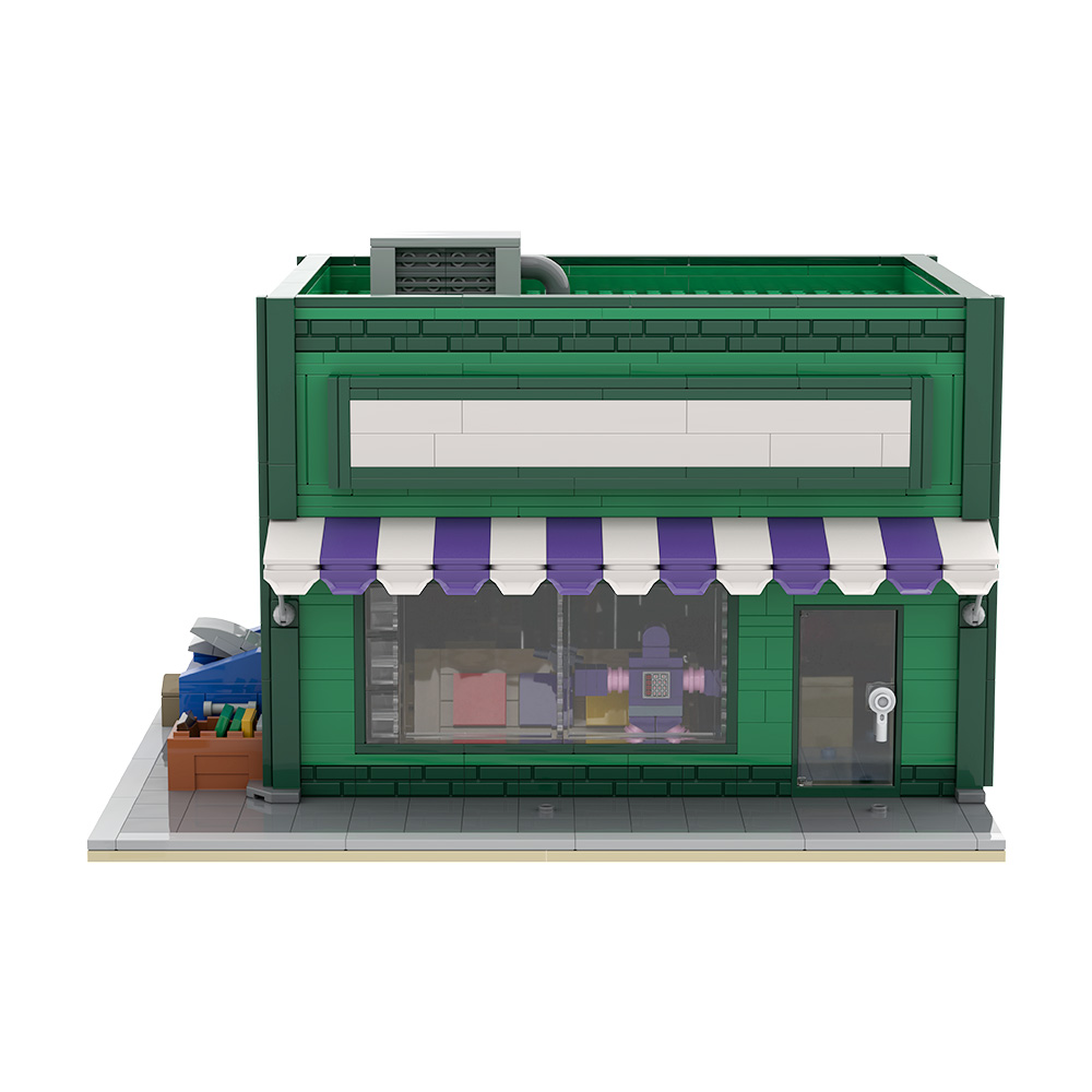 MOC Movie Street View The Andr - Diy Electronics Shop reseña y precio