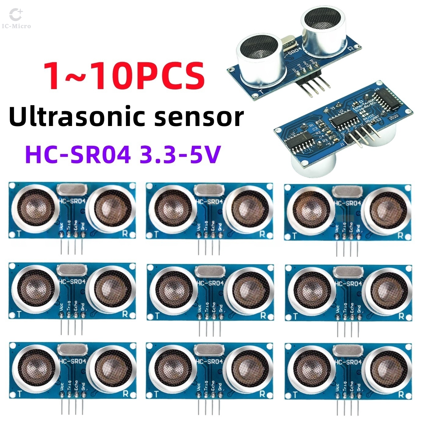 XZG Ultrasonic sensor HC-SR04  - Ultrasonic Sensor Hc reseña y precio