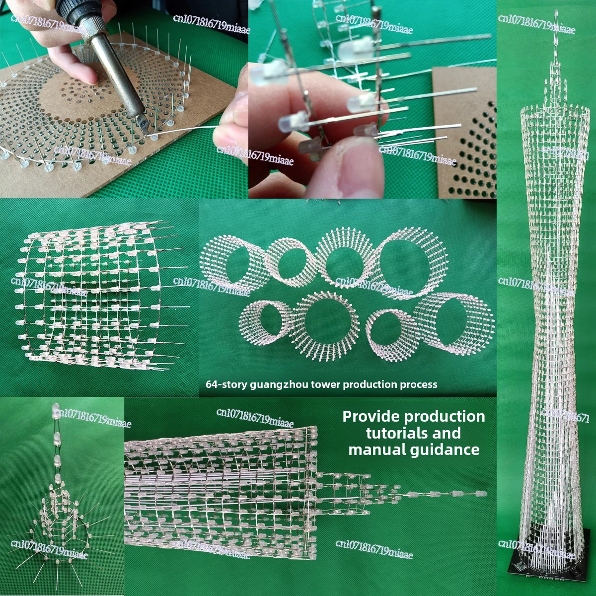 64-Floor Canton Tower DIY Kit  - Diy Home Electronics Projects reseña y precio