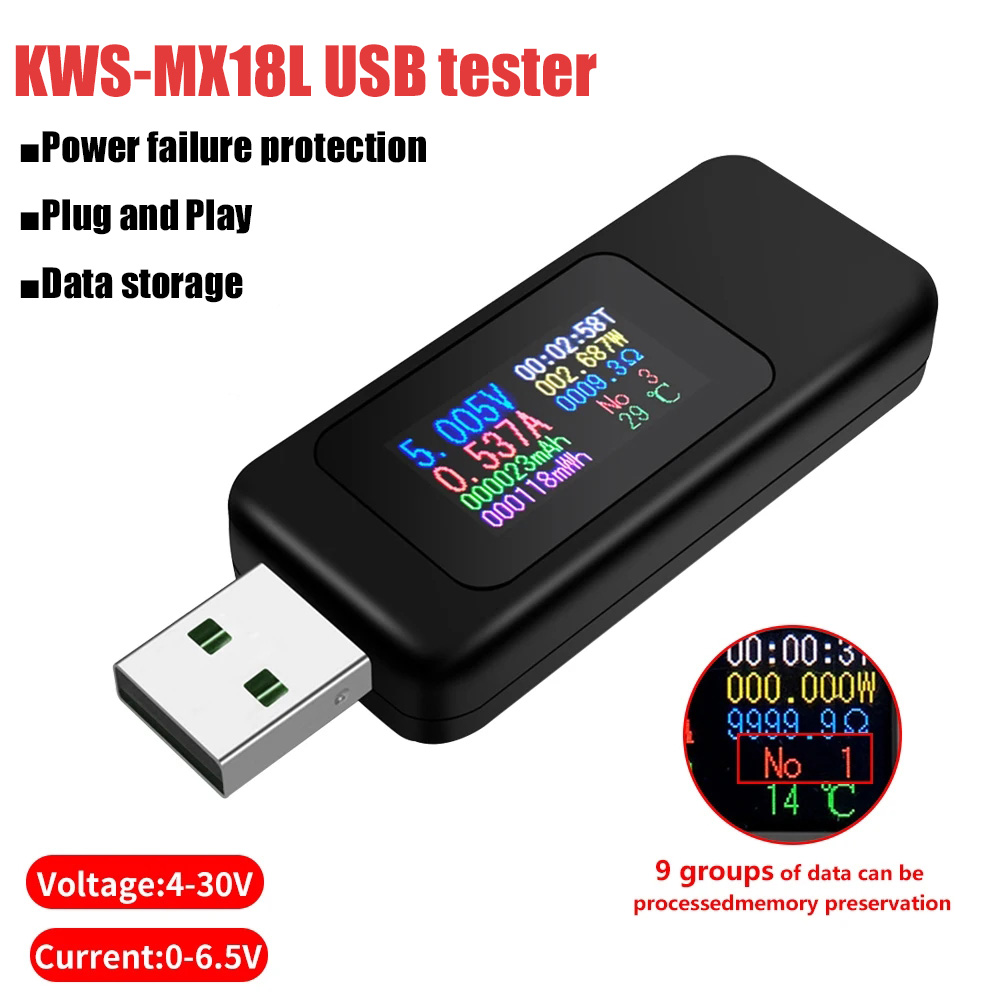 10 in 1 USB Tester DC Digital  - Logic Analyzer Usb reseña y precio
