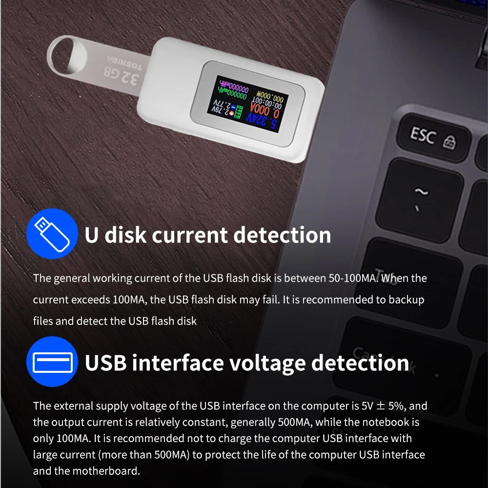 10 in 1 USB Tester DC Digital  - Logic Analyzer Usb reseña y precio