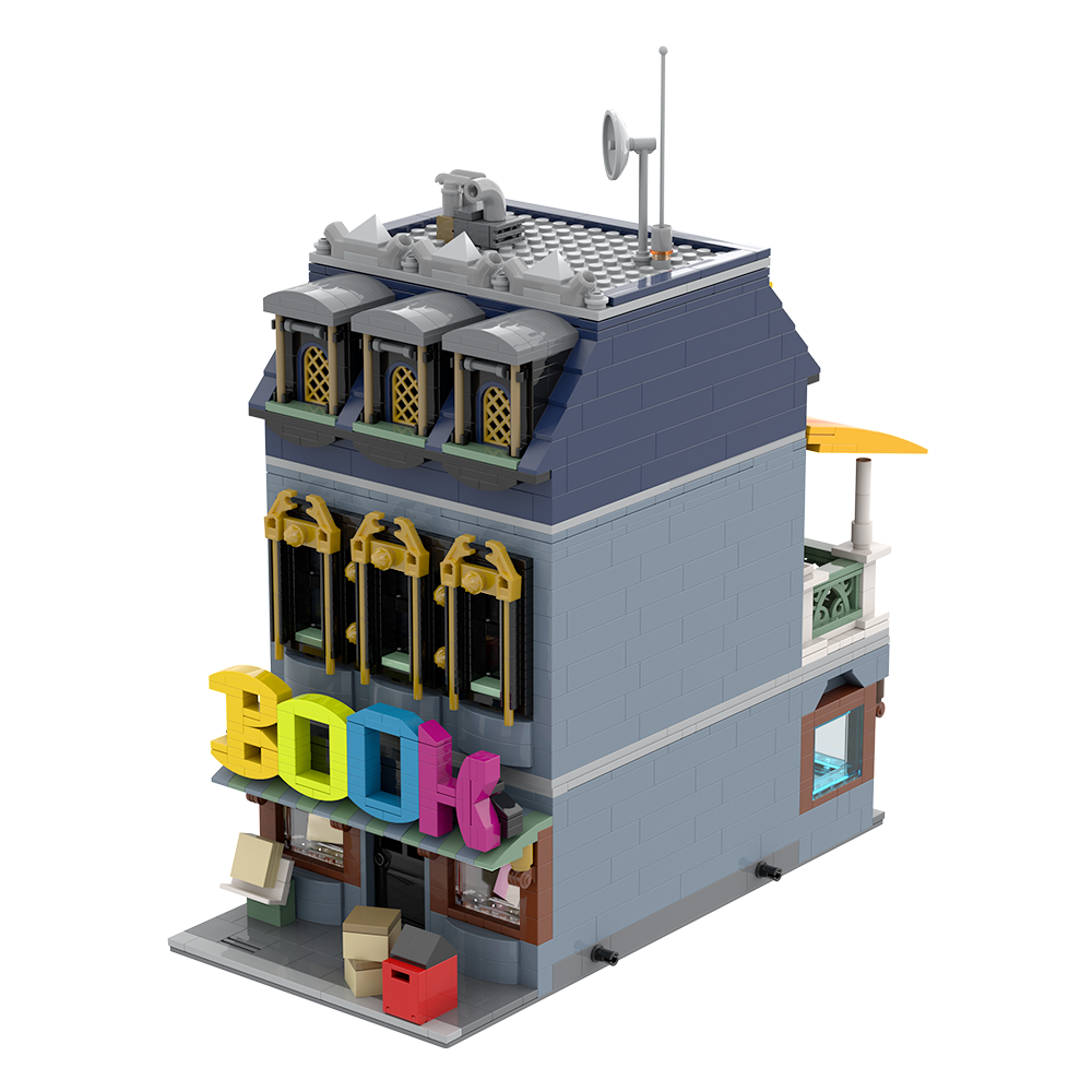 Gobricks MOC Little Bookshop B - Diy Electronics Market reseña y precio