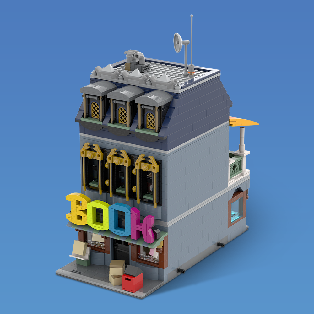 Gobricks MOC Little Bookshop B - Diy Electronics Market reseña y precio