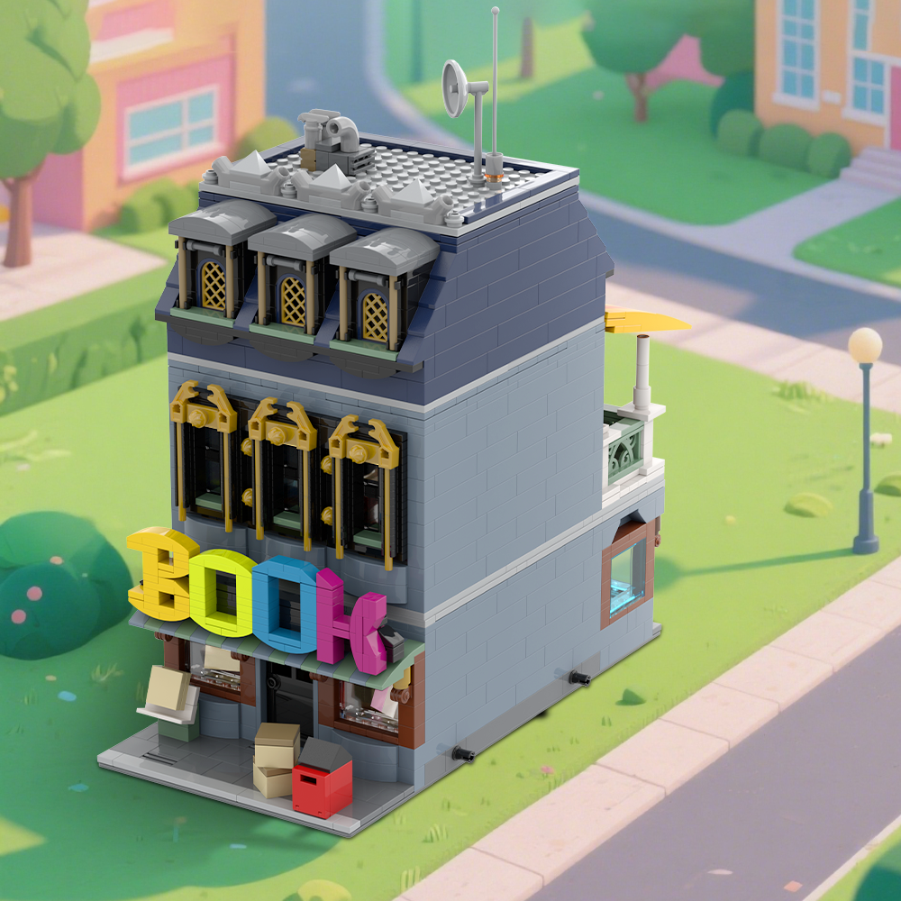 Gobricks MOC Little Bookshop B - Diy Electronics Market reseña y precio