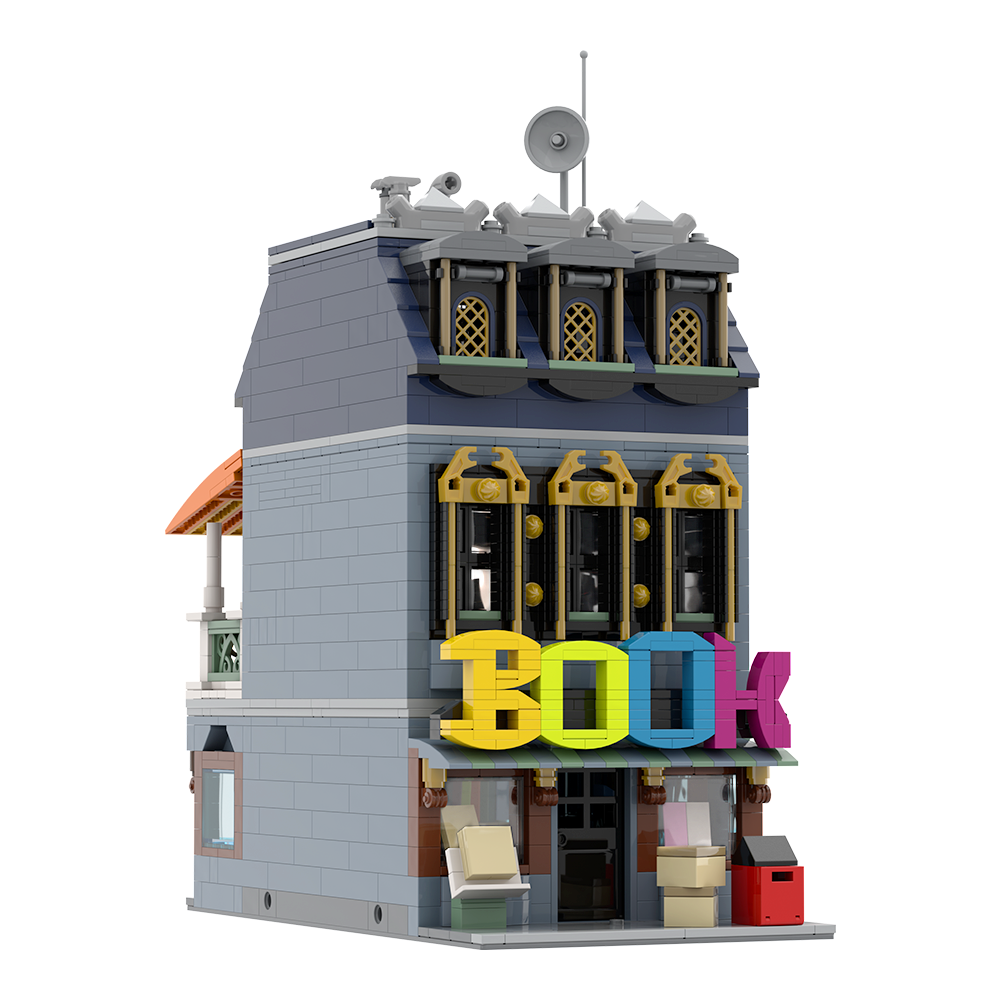 Gobricks MOC Little Bookshop B - Diy Electronics Market reseña y precio