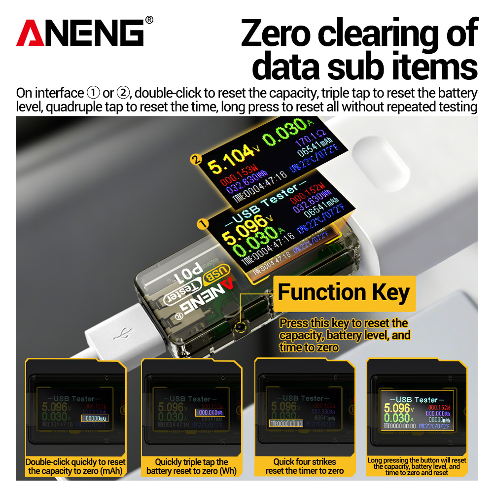ANENG P01 USB Type C Tester Di - Logic Analyzer Usb reseña y precio