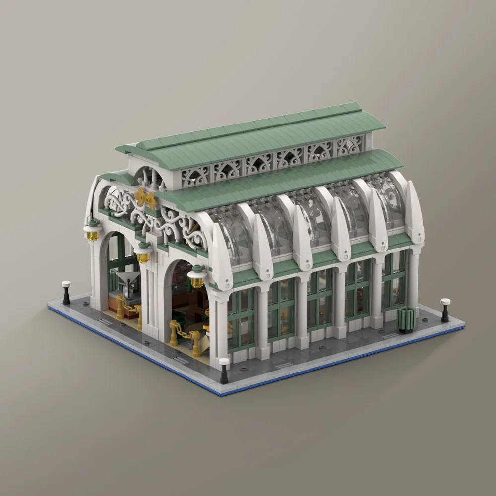 MOC City Market Hall Architect - Diy Electronics Market reseña y precio