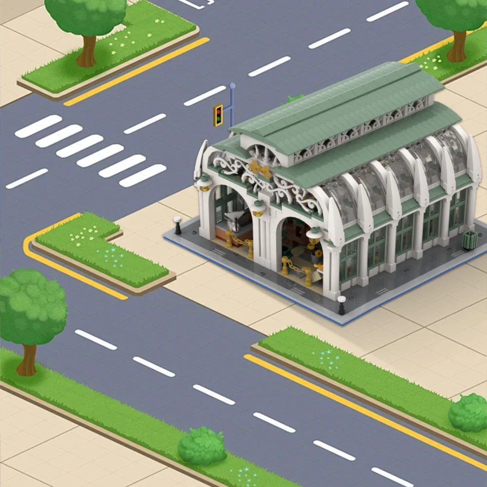 MOC City Market Hall Architect - Diy Electronics Market reseña y precio