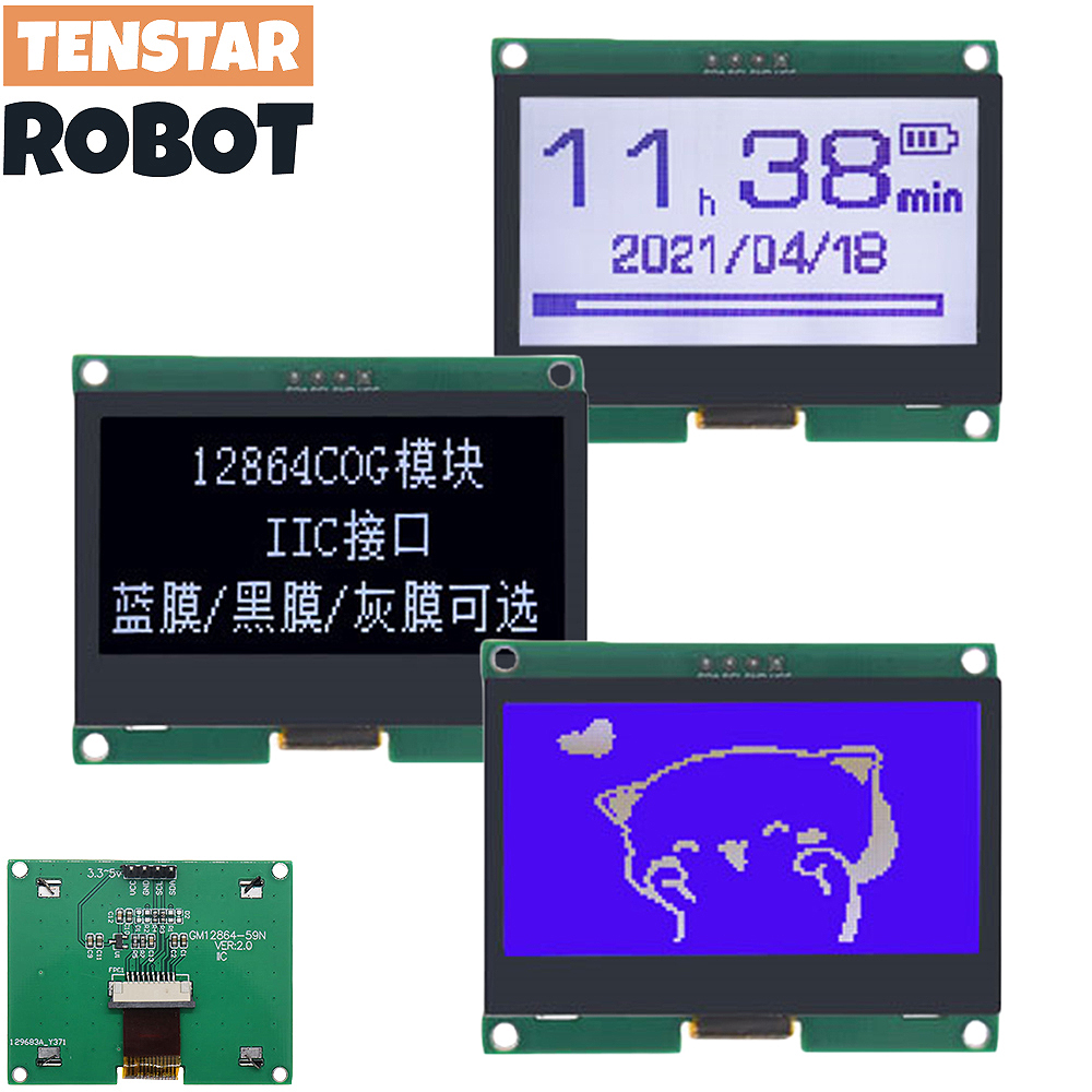 TENSTAR 12864-59N IIC 4P LCD M - I2C Lcd Display reseña y precio