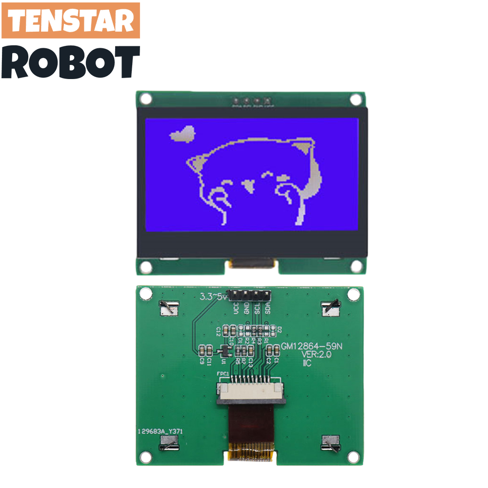 TENSTAR 12864-59N IIC 4P LCD M - I2C Lcd Display reseña y precio