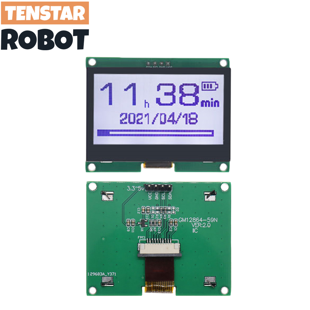 TENSTAR 12864-59N IIC 4P LCD M - I2C Lcd Display reseña y precio